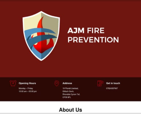ajm fire website