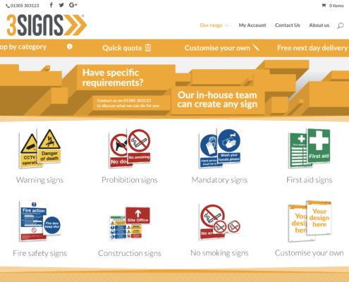 3 Signs Website