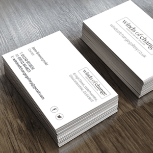 - Business cards