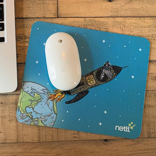 Dark blue mouse mat