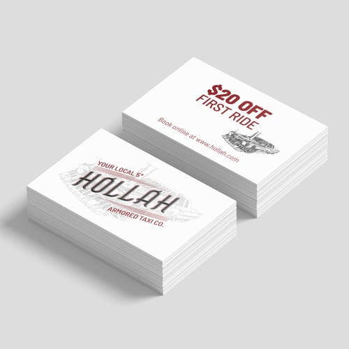 Uncoated Business Card
