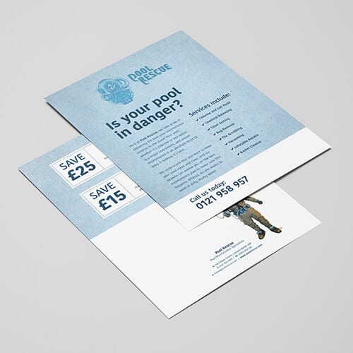 100gsm silk leaflet