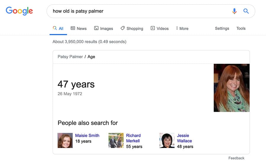 - answer