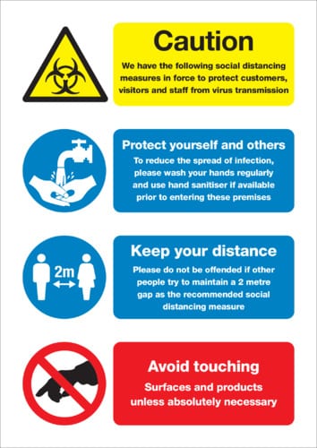 coronavirus site safety poster