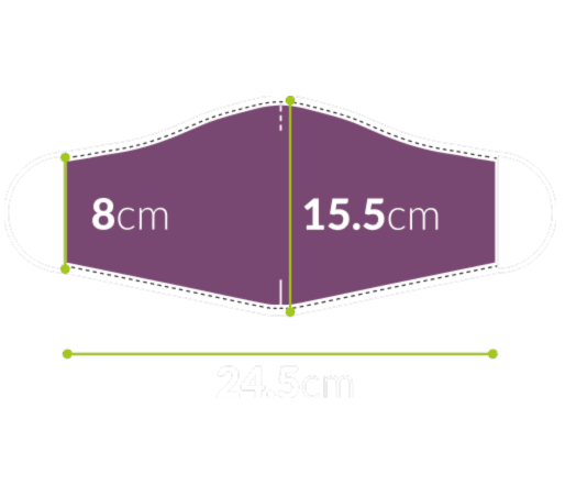 luxury face mask sizing