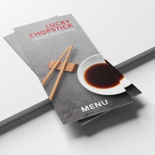 - lucky chopstick menu