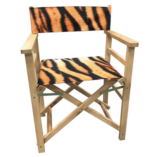 Leopard print chair