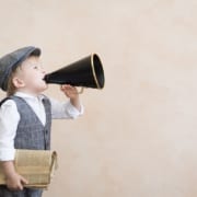 expand business limited resources - child megaphone