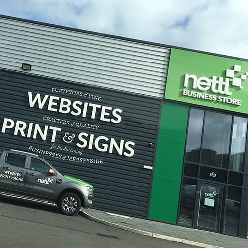 Front of Nettl business store