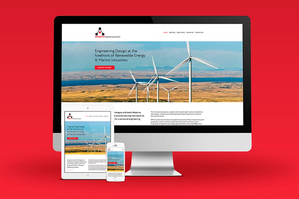 AE Solutions Website Responsive View by Nettl