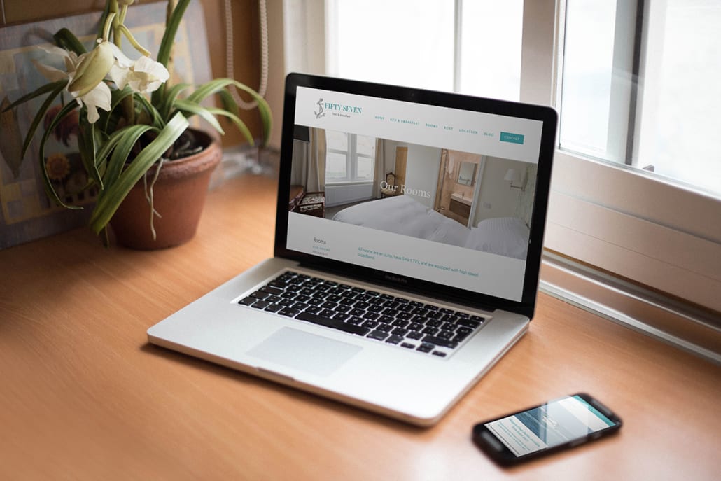 Fifty Seven Website Desktop and Mobile View by Nettl