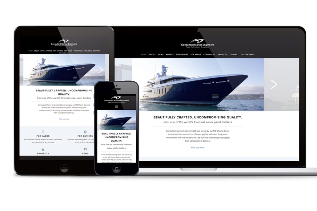 Bespoke Website Responsive View by Nettl
