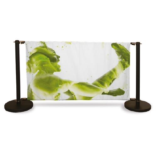 Outdoor spaces - Cafe Barrier Black Posts