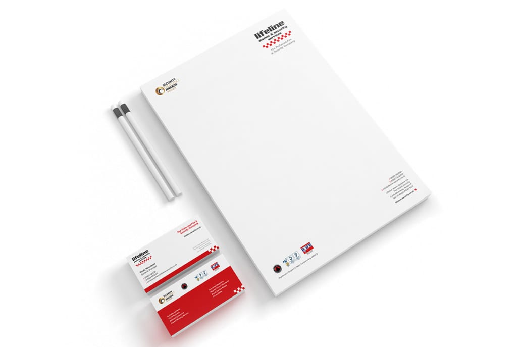 - Lifeline business stationary design and print
