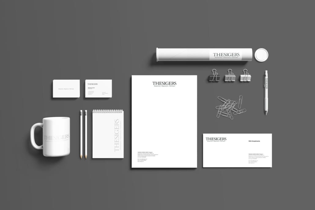 - simple clean branding