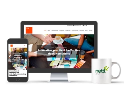 RMP Design & Marketing website