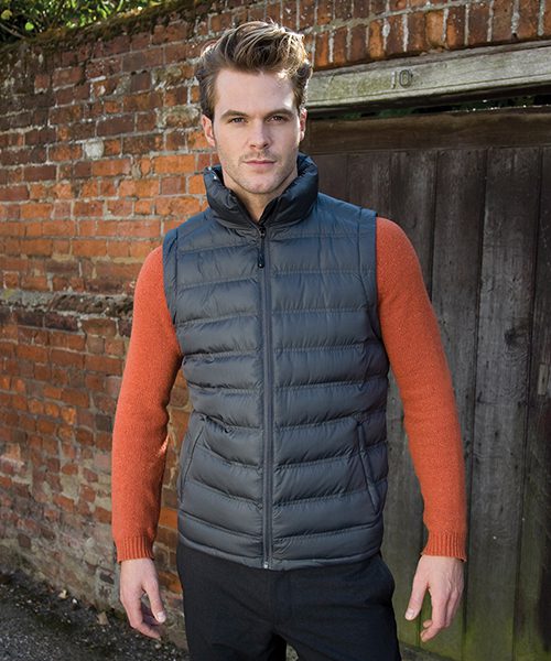 Embroidered Workwear - Mens Padded Gilet
