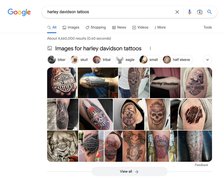 harley tattoos google search results
