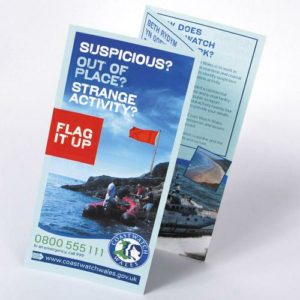 gloss folded leaflets