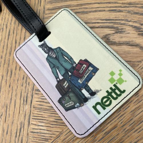 branded merchandise luggage tag