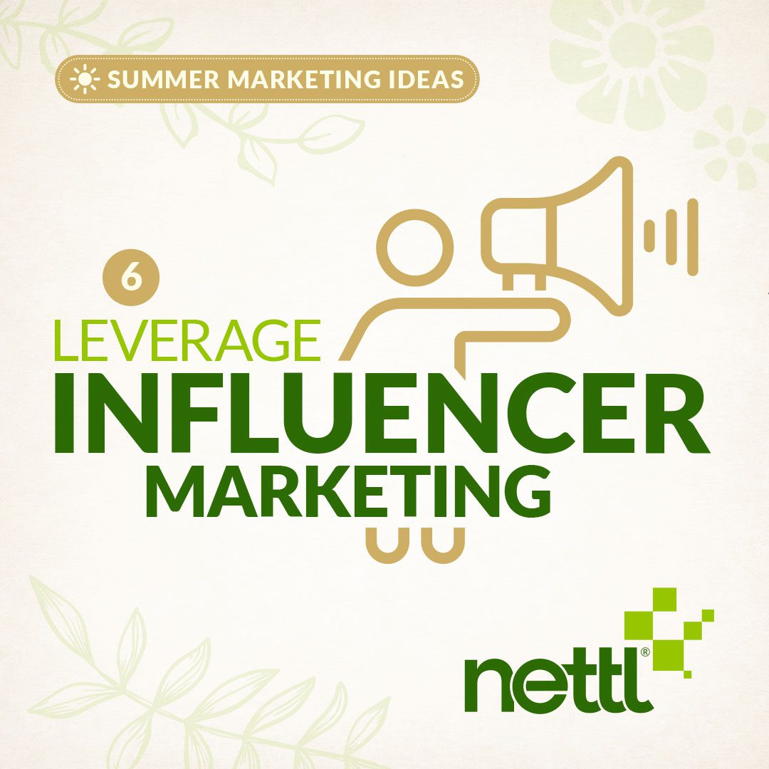 summer marketing tip 6. Leverage influencer marketing