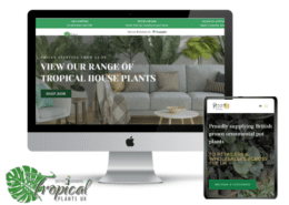 Tropical Houseplants UK Website by Nettl Bourne