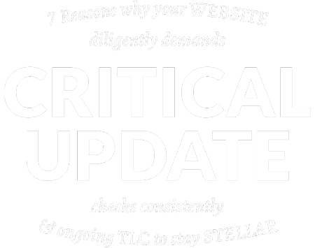critical website update logo