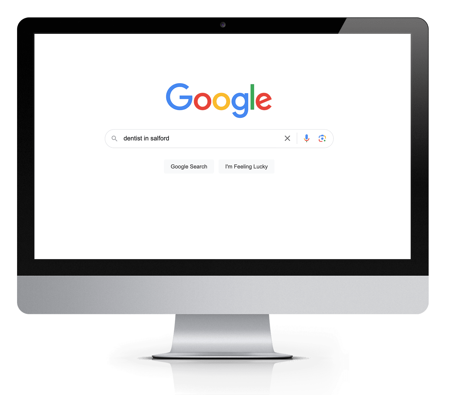 Google on iMac