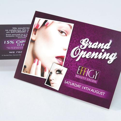 leaflet printing - 250gsm matt flyer