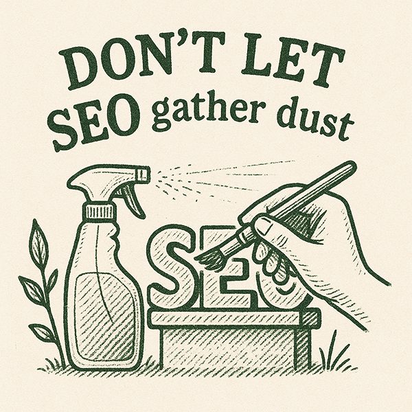 don't let seo gather dust