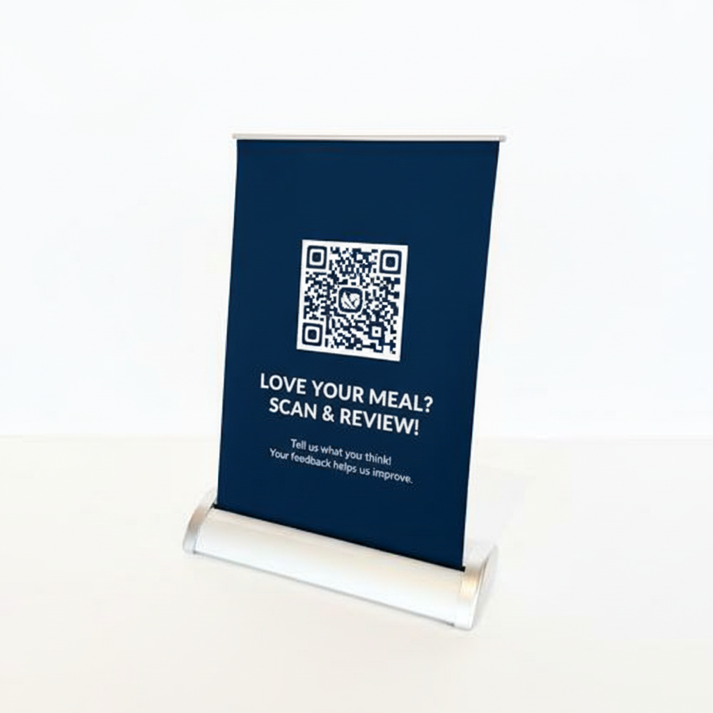 Desktop Roller Banner hospitality printing - Desktop Roller Banner