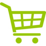 green shopping trolley online basket