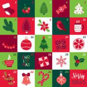 advent calendar graphic illustration
